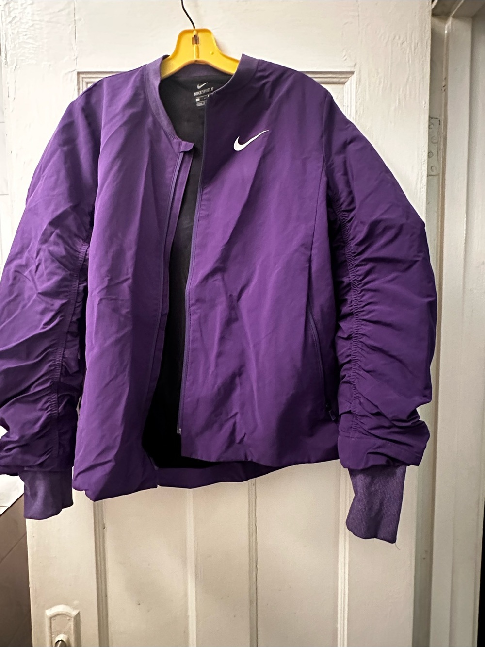 Nike Purple Jacket with White Swoosh